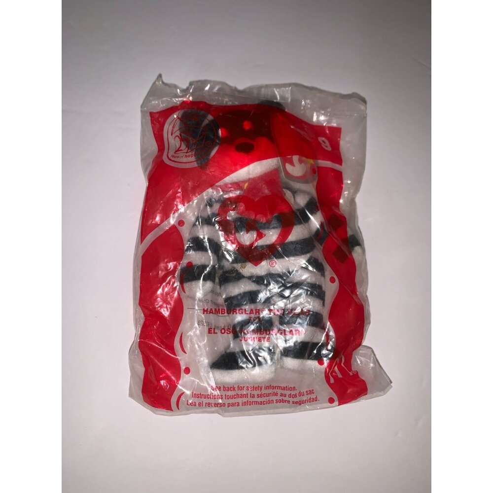 NWT Ty Beanie McDonalds 2004‎ Hamburglar Beanie Bear
